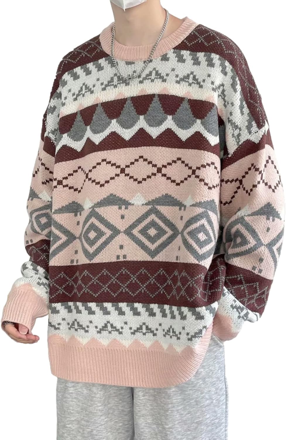 Pullover Knitted Sweater Jumper 