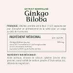 NATURE'S BOUNTY Gingko Biloba, 120 mg, Value Size, 180 Capsules, 78.5 g | Helps to Enhance Cognitive Function, Helps to Support Peripheral Circulation, For Adults, 180 Capsules