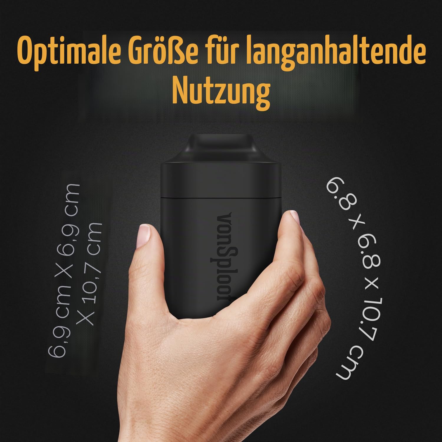 Persönlicher Luftfilter zum Auffangen von Rauch & Geruch – Einfache Verwendung & langlebiger Ersatz-Rauchfilter für bis zu 500+ Anwendungen I Beseitigen Sie Rauch dem Smoke Catcher I Sploof Verdampfer