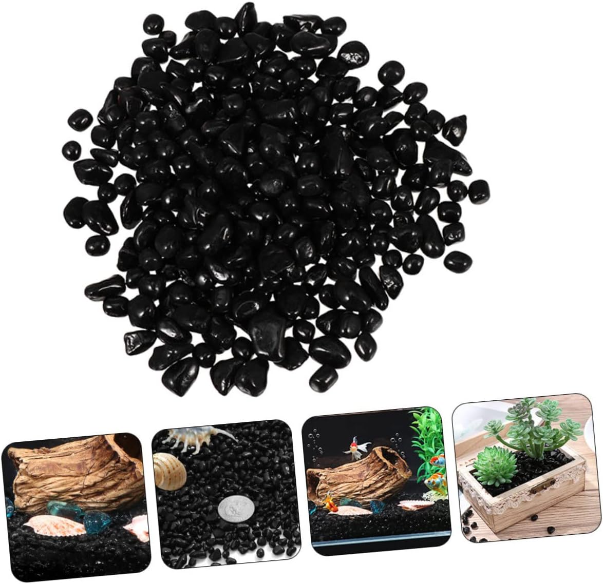Ciieeo 1Bag Pearl Aquarium Substrate Decorative Gravel for Fish Tanks for Aquascaping and Natural Aquatic Environments and for Fish