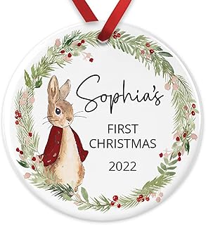 1st Christmas Bauble, Baby Boy/Girl 1st Christmas Keepsake, Personalised First Christmas Ornament, Custom 1st Xmas Bauble, New Baby Gift, Tree Decoration, New Baby Keepsake