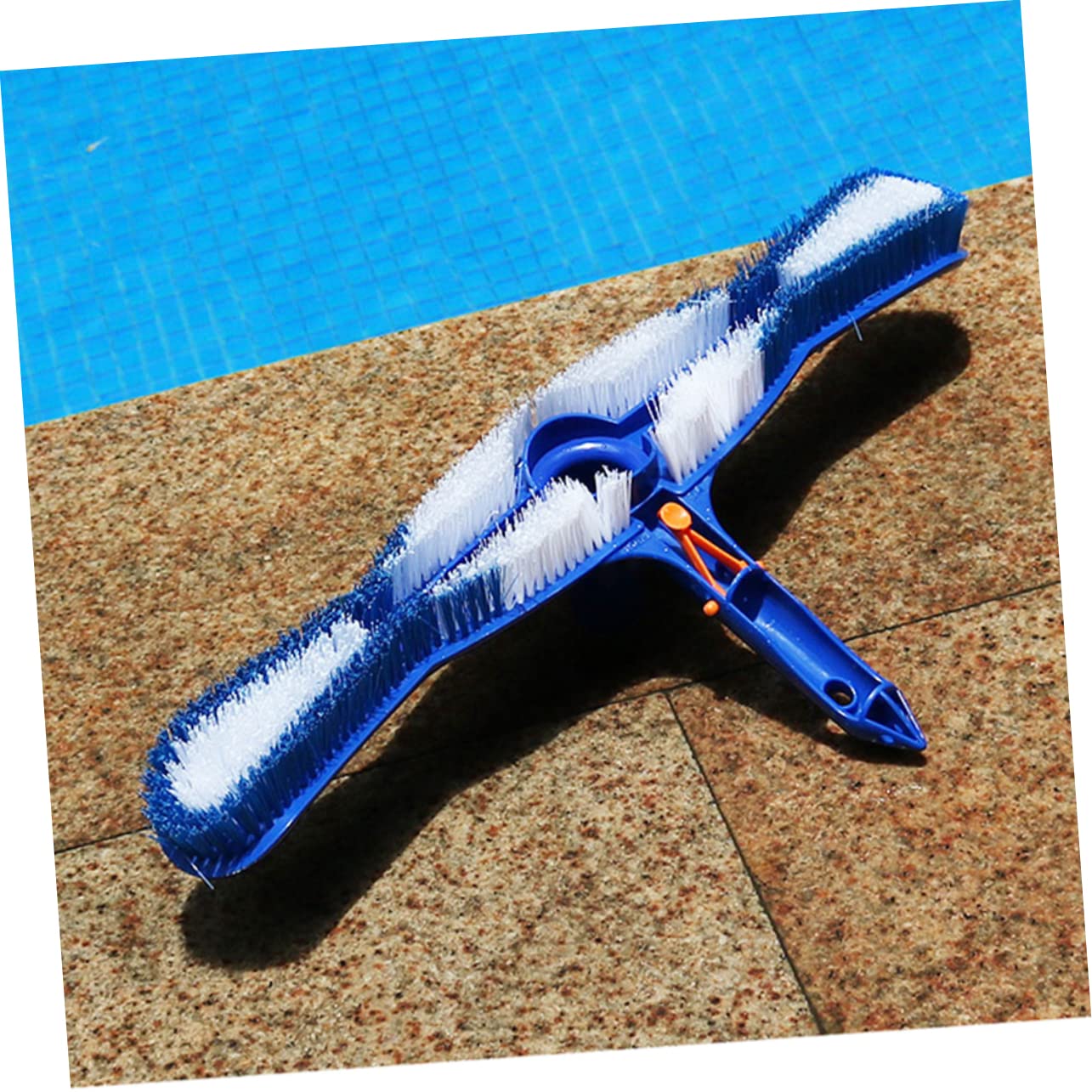 Brosse Bleue en Plastique et Aluminium pour Piscine 20 Pouces