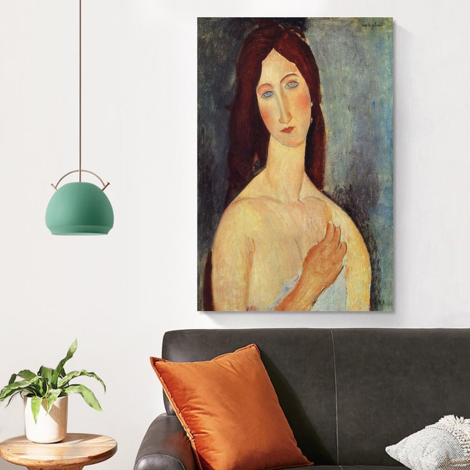 モディリアーニ肩をあらわにしたジャンヌ・エビュテルヌ Amazon.co.jp: Amedeo Modigliani アメデオ・モディリアーニ