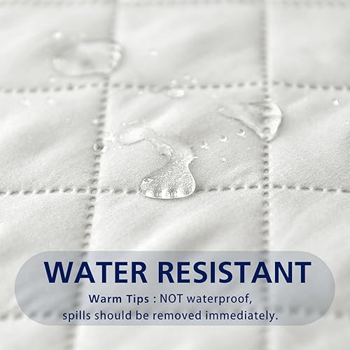 Miniatura 6 de YuppieLife Funda de sofá reversible, funda protectora duradera y antideslizante para muebles, para mascotas, perros, niños, sofá biplaza de 46