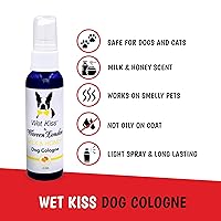 Vista 2 de Warren London Wet Kiss - Aerosol de colonia para perros, leche y miel, eliminador de olores de 2 onzas y ambientador para perros y gatos