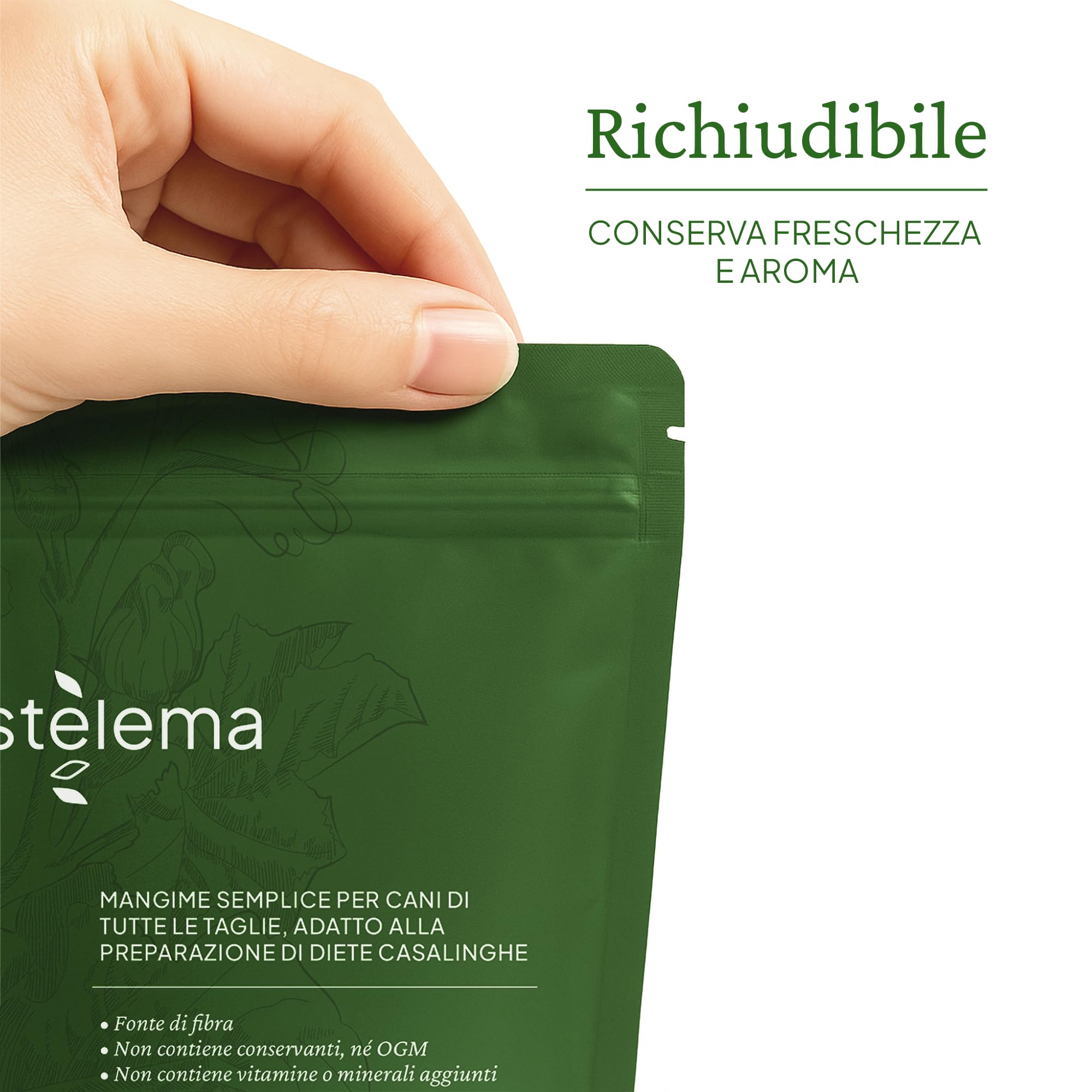 Zucchine disidratate a pezzi per cani 300 g – 100% naturali, senza additivi – Doypack richiudibile – Snack sano o ingrediente BARF
