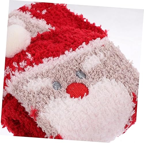 Miniatura 4 de KOMBIUDA 2 Pairs Socks Transparent Ball Christmas Balls Miss Comfortable Gift Fabric