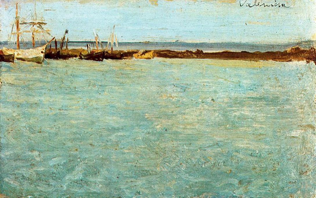 Amazon.co.jp: パブロ・ピカソ バレンシア港の眺め ポスター 抽象的な