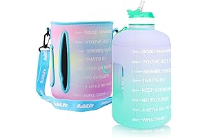BuildLife 1 Gallon Water Bottle with Sleeve