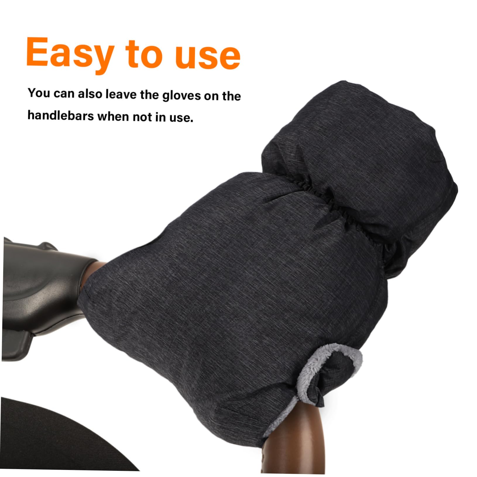 ibasenice 2paires De Poussette Universels Fleece Moufles Anti-Froid pour Hiver Accessoire Pratique pour Poussettes Et Confort Optimal Et