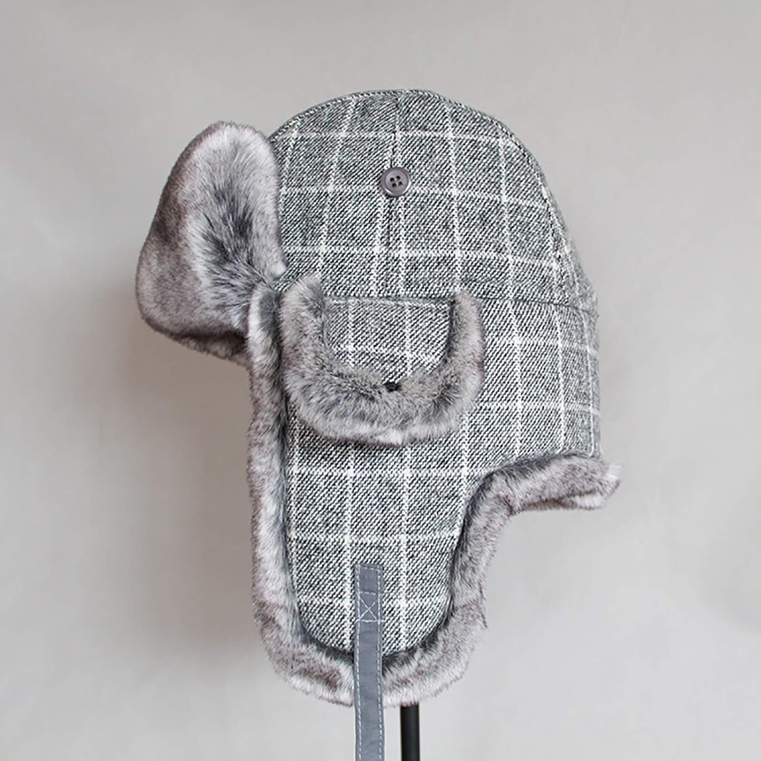 Winter Hats, Hat Hat Faux Fur Winter Caps Windproof Aviator Hat with Ear Flap Keep Warm for Outdoor (B 58)