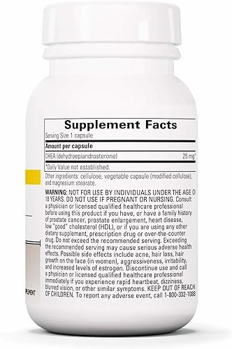 Miniatura 2 de Integrative Therapeutics DHEA-25 - para mujeres y hombres - Sin gluten - Sin lácteos - Vegano - 60 Cápsulas