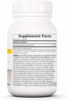 Integrative Therapeutics DHEA-25 - Support Supplement for Men & Women - Support - Vegan, Gluten-Free & Dairy-Free - 60 Capsules (60 Servings)