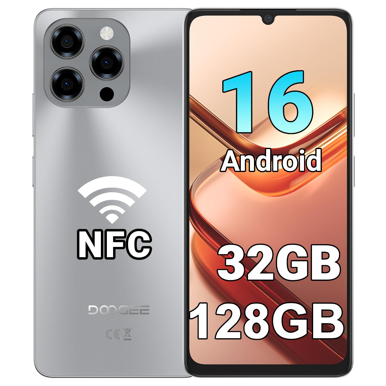Amazon | 【Android 16 スマホ 初登場】DOOGEE Note58