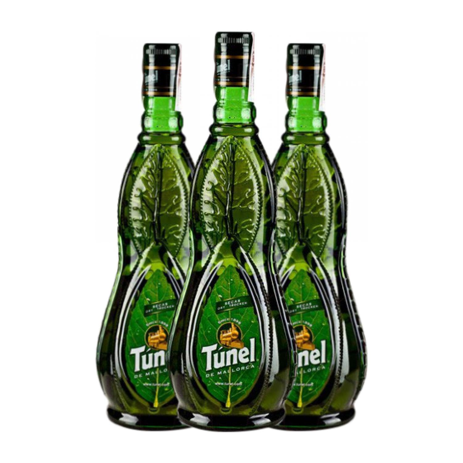 Digestivo Antonio Nadal Tunel Hierbas Secas Botella Misil 1 L (Caja de 3 Botella Misil de 1 L)