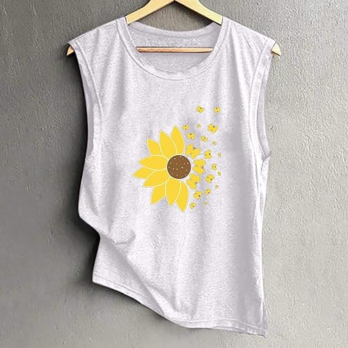 Miniatura 6 de Camisetas de primavera y verano para mujer 2023, camisetas de manga corta con estampado casual para mujer, camisetas de moda para verano 2023