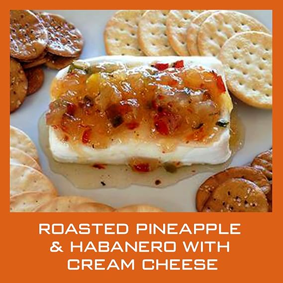 Robert Rothschild Farm Roasted Pineapple & Habanero Gourmet Glaze and Finishing Sauce Sweet and Spicy Marinade, Glaze or Dip (40 Oz (Pack of 1))