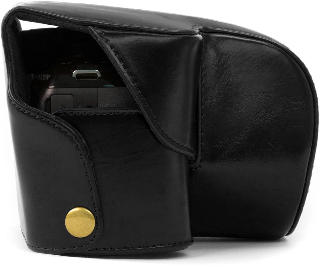 Amazing 🔥 MegaGear Ever Ready Protective Black Leather Camera Case, Bag for Nikon COOLPIX P520, Nikon COOLPIX P530, Nikon COOLPIX P610 Digital Camera Exclusive Discount 90% Price MegaGear Ever Ready Protective Black Leather Camera Case, Bag for Nikon COOLPIX P520, Nikon COOLPIX P530, Nikon COOLPIX P610 Digital Camera