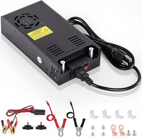 Interruptor de fuente de alimentación DC 12V 30A 360W 110V220 AC a 12V DC Convertidor PSU Adaptador SMPS Transformador universal ajustable para RV,