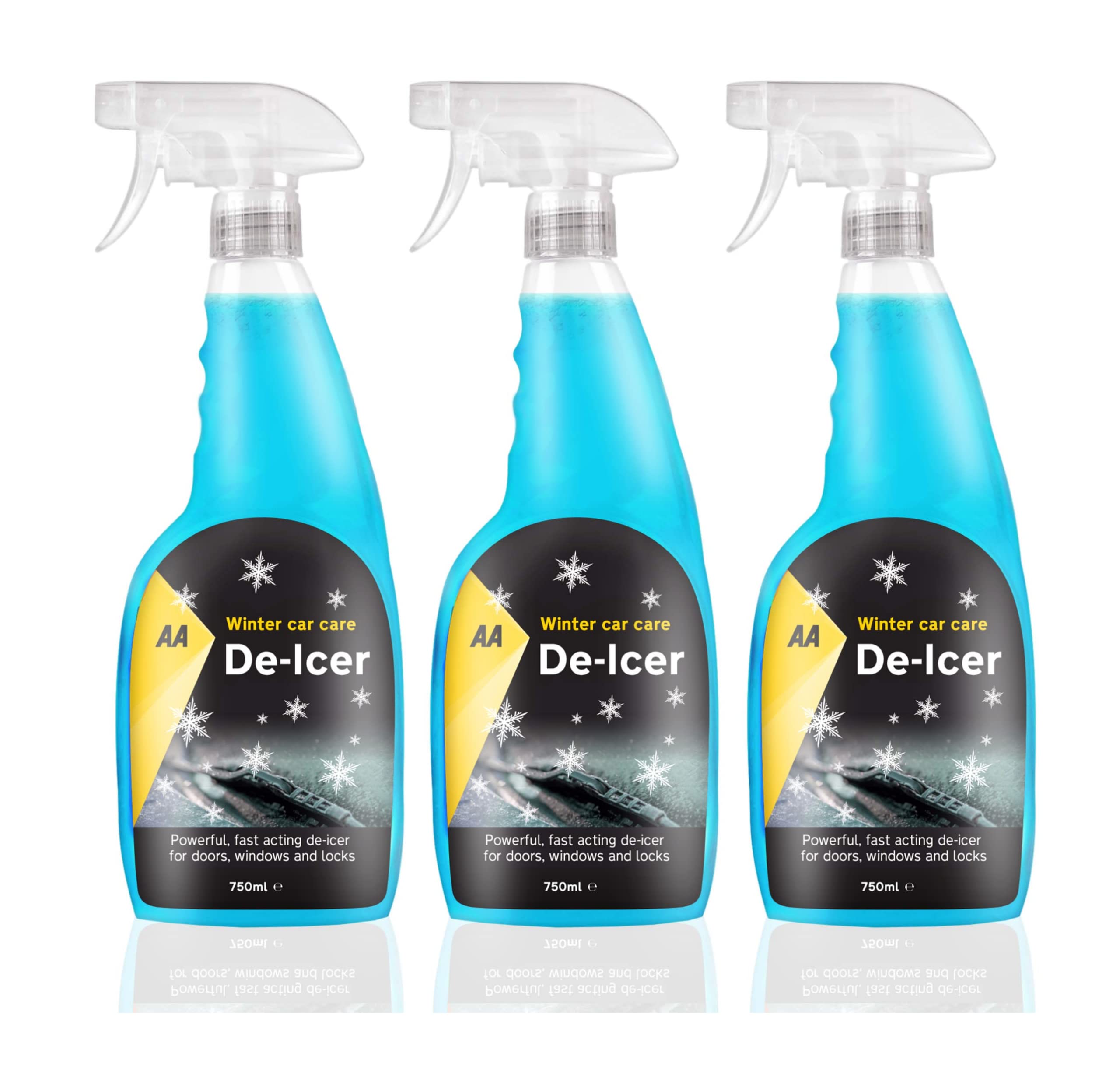 Buy AA Car Essentials Fast Acting Deicer 3 x 750ml Multipack