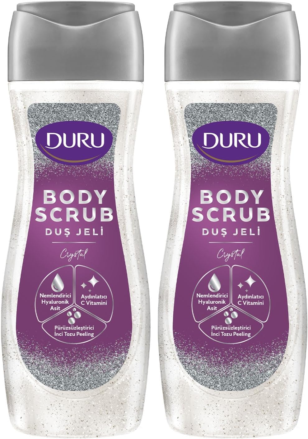 Duru Body Scrub Crystal Duş Jeli 2x450 Ml