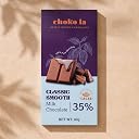 Chokola Classic Smooth 35% Milk Chocolate Bar – Premium Cocoa Chocolate, 80g | Gluten-Free gallery image