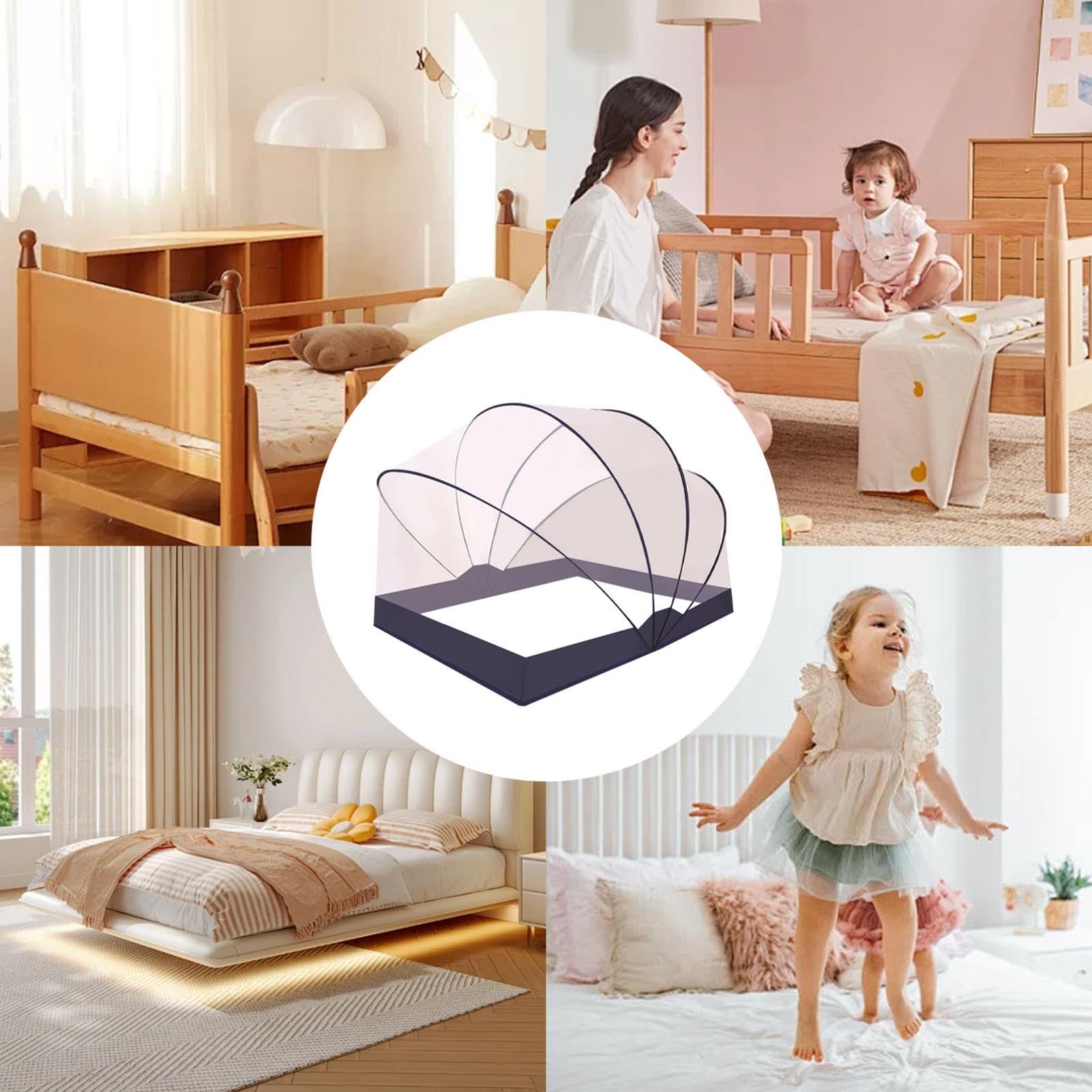 Filet anti-moustiques pour lit, filet anti-moustiques pour lit Tente en
