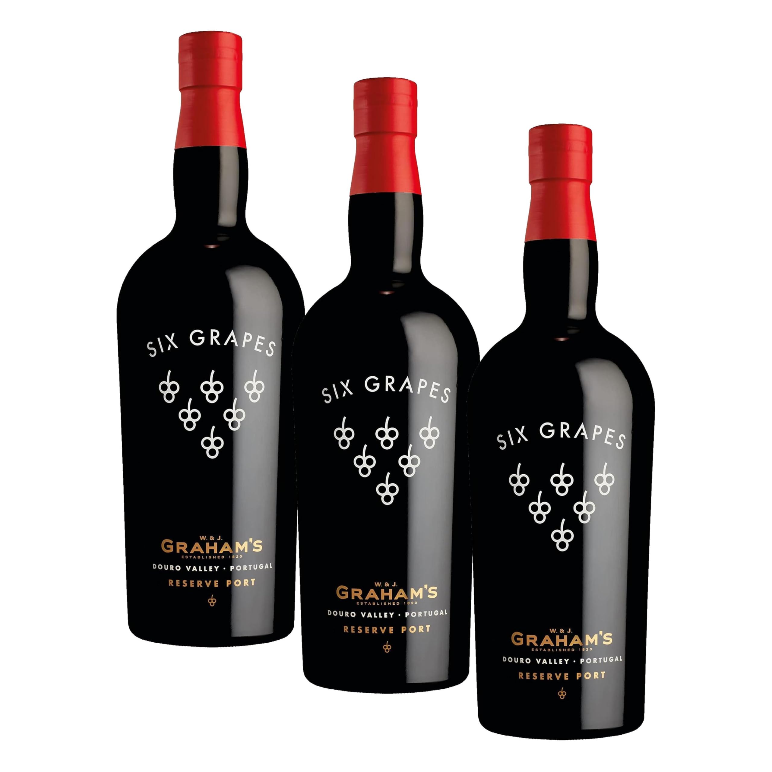 Graham's Six Grapes Port (Packung mit 3)