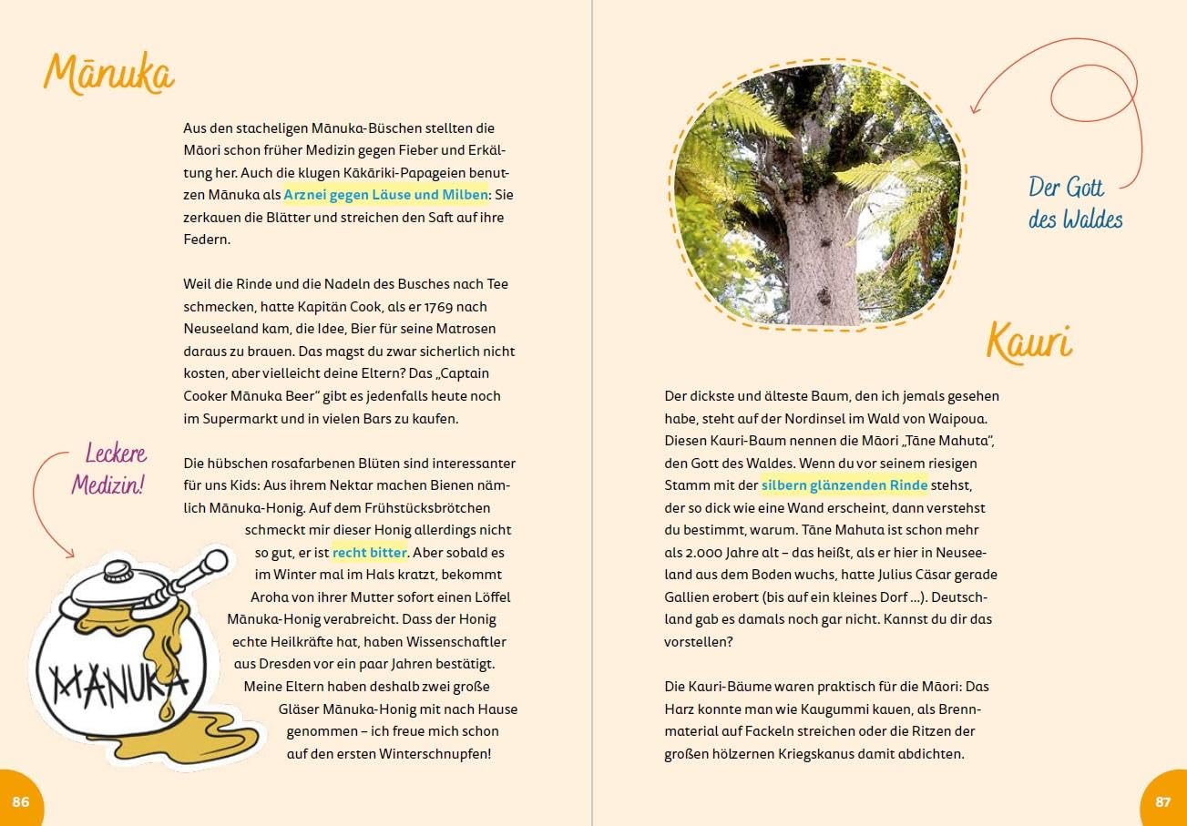 Neuseeland for kids: Der Kinderreiseführer. Wissenswertes über Land und Leute. Mitmachbuch mit viel Platz zum Kreativsein für den nächsten ... den nächsten Familienurlaub. Für Kinder ab 6)