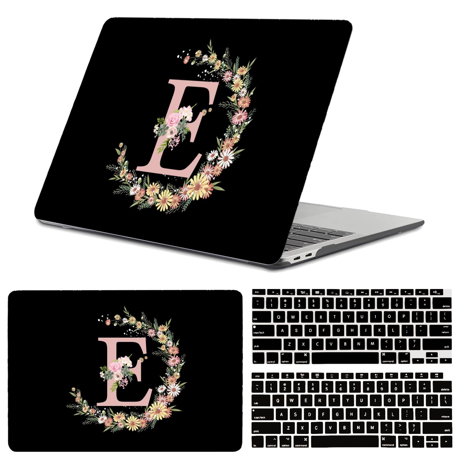 GABraden Schutzhülle Für MacBook Air 13 Zoll (2020/2019/2018) – Mit Leopardenmuster, 2 Tastaturschutzfolien & Belüftungslöchern