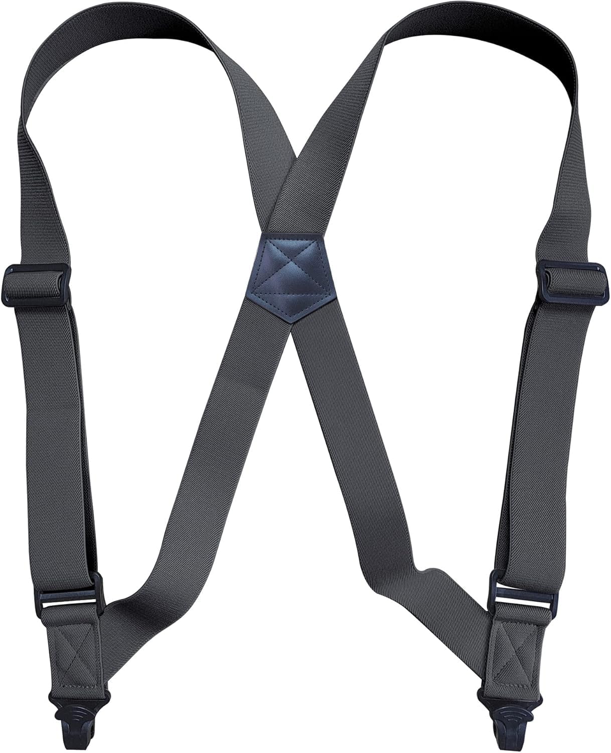 Men's suspenders, Men's outdoor leisure side clip suspenders Two plastic