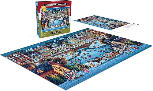 Miniatura 4 de Buffalo Games - Dowdle - Hometown Christmas - Rompecabezas de 1000 piezas para adultos desafiante rompecabezas perfecto para noches de juego -