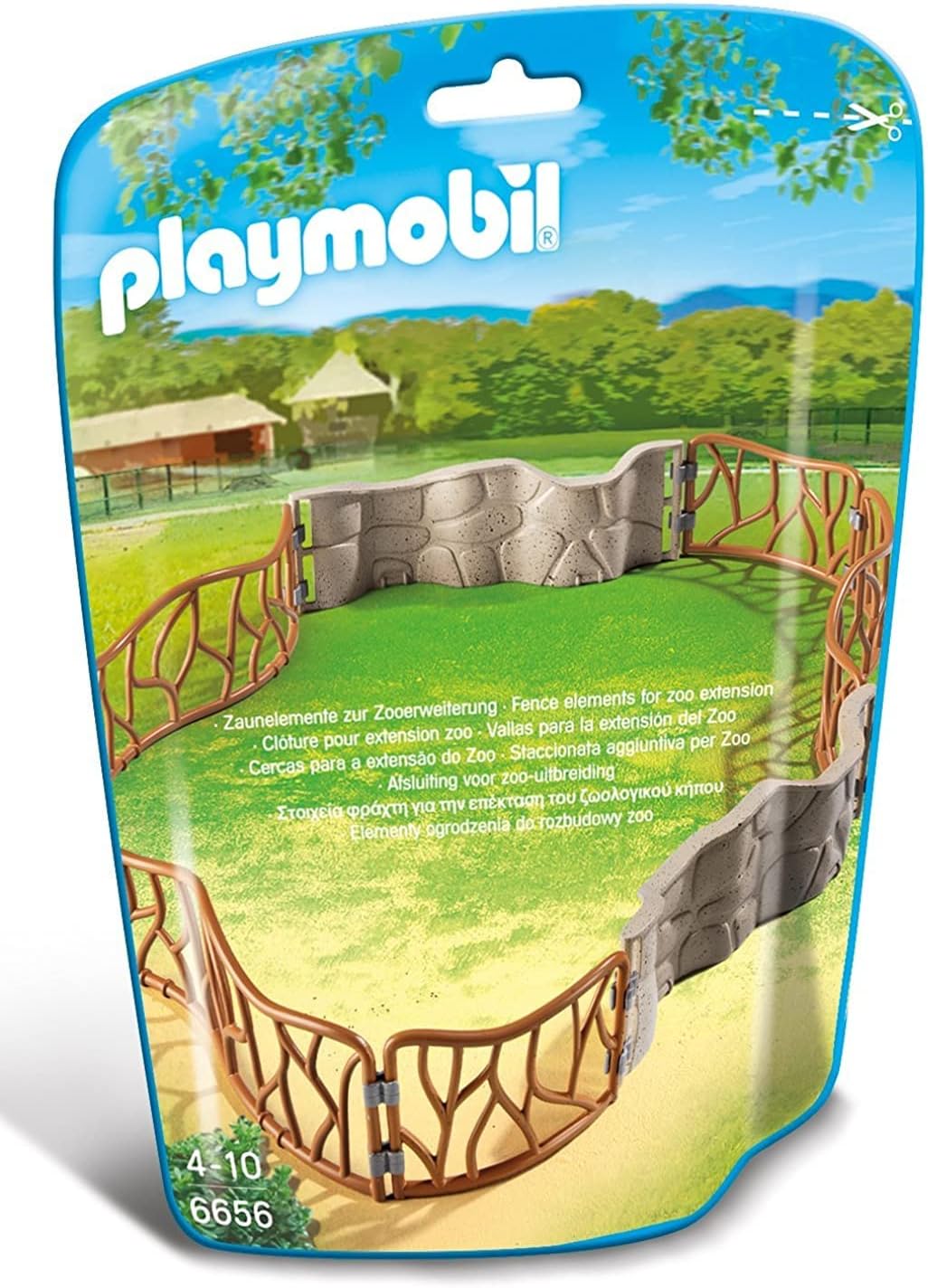 6656 City Life Zoo Enclosure, Fun Imaginative Role-Play, PlaySets Suitable for Children Ages 4+