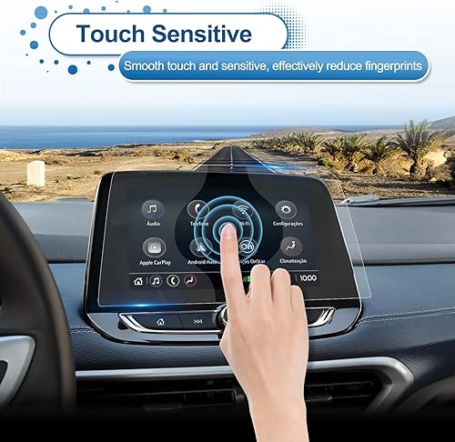 Miniatura 4 de Protector de pantalla Trax 2020 2021 2022 2023 para Chevrolet Trax pantalla táctil de 8 pulgadas, vidrio templado 9H 2022 2023 Chevy Trax Accesorios