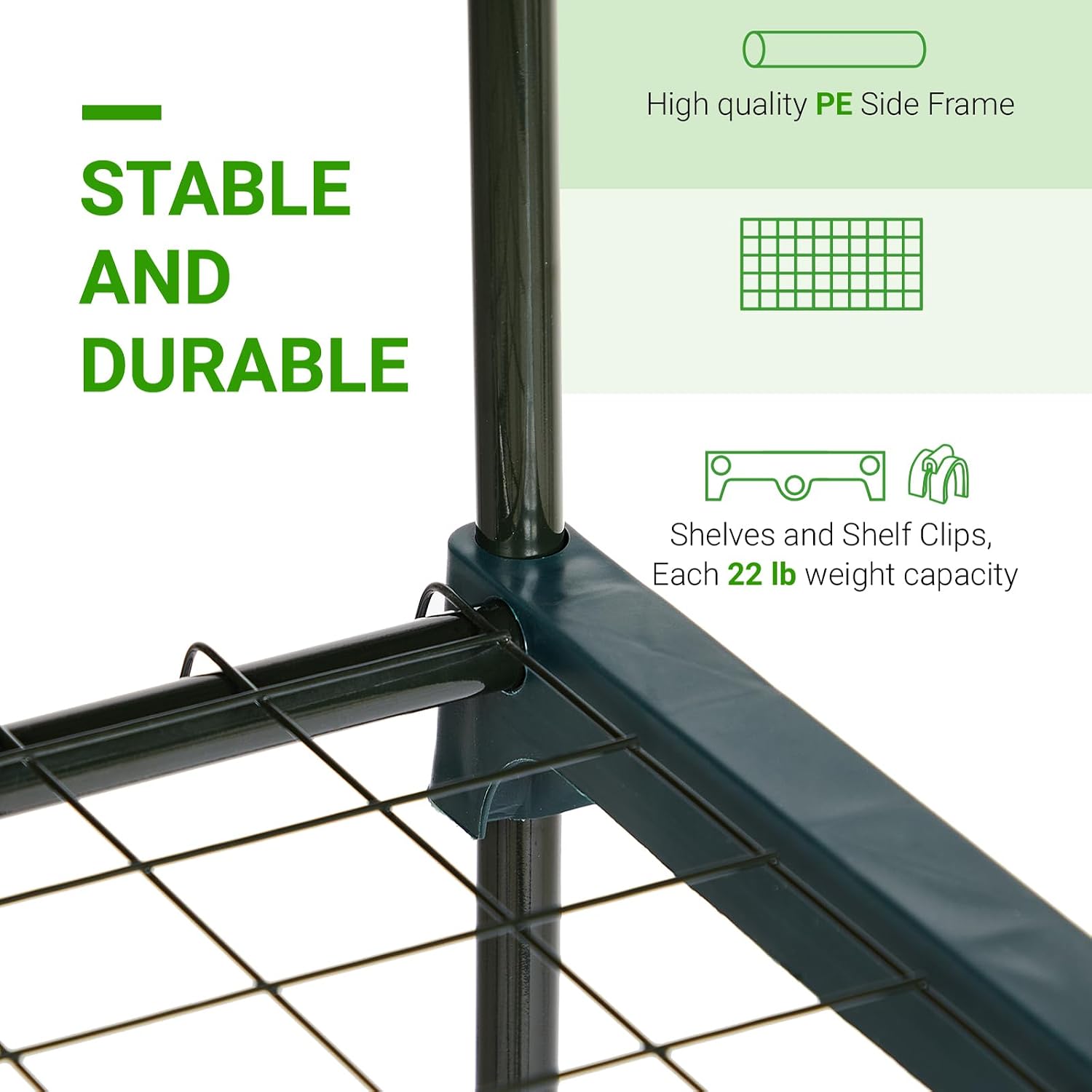 Mini Greenhouse for Indoor Outdoor, Small Plastic Plant Green House with PE Cover and Roll-Up Zipper Door, 4 Tier Reusable Portable Greenhouse for Seedling, 27 x 19 x 62 in