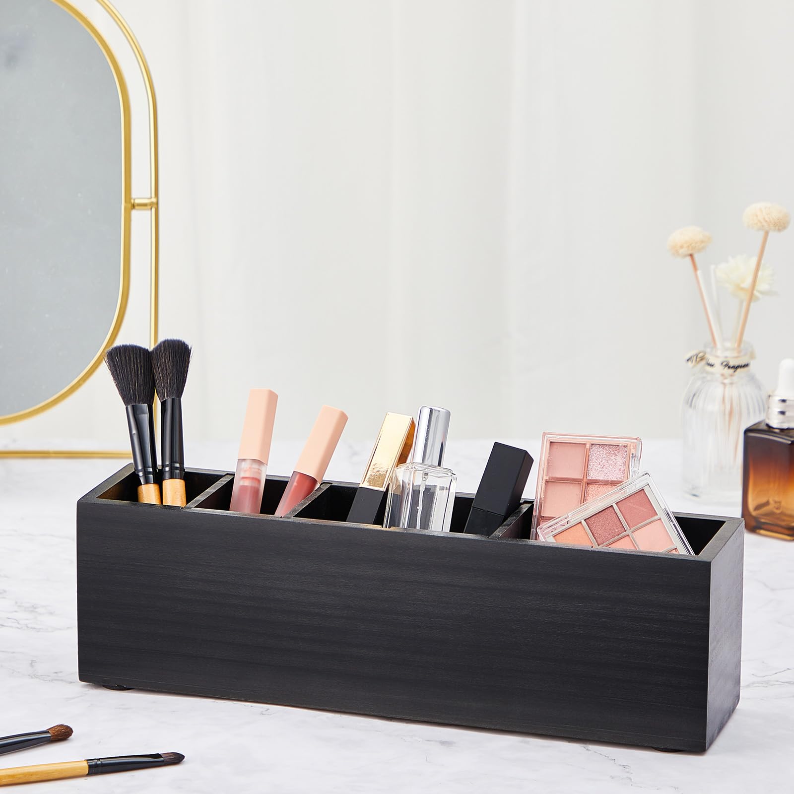 Jetec Wooden Pencil Pen Holder - Organize Your Desk -5 Jetec Wooden Pencil Pen Holder - Organize Your Desk -5