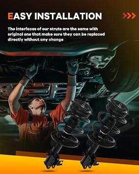 OCPTY Front Complete Strut Assembly for Nissan for Altima 2013-2017