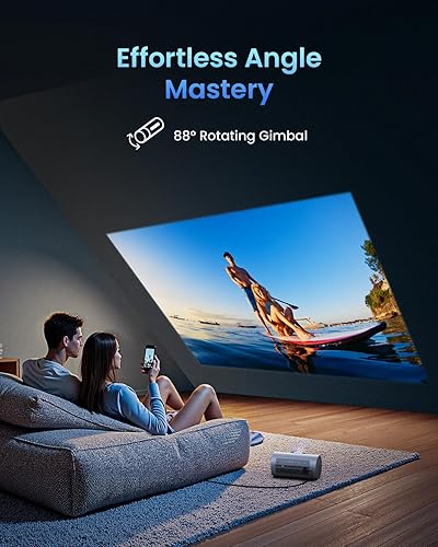 Miniatura 7 de JMGO PicoPlay Proyector portátil inteligente 1080P, Google TV, 400ISO lúmenes, 8W Dolby Digital, 3D-Active, HDR10, mini proyector con WiFi y