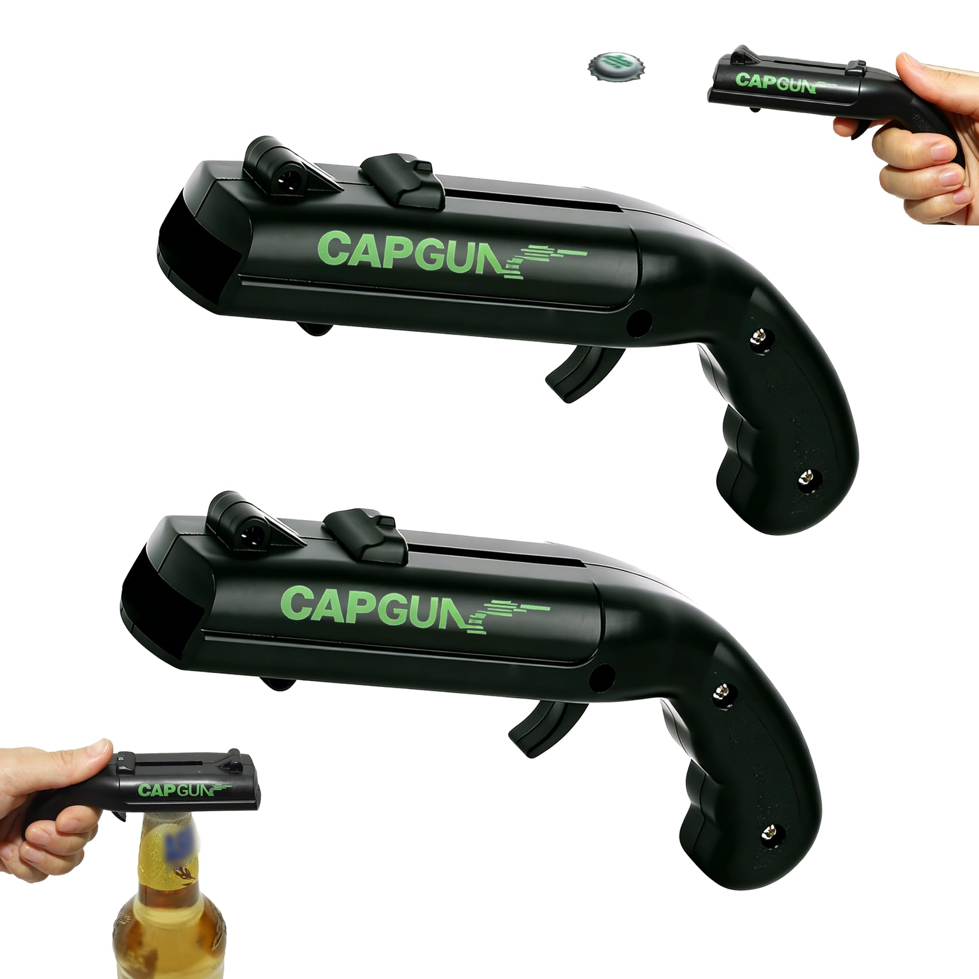 Cap Gun Bottle Opener - Launch Bottle Caps! -11