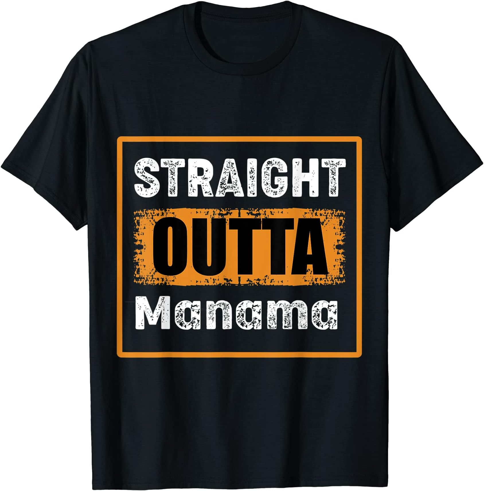 Manama Bahrain Travel Gifts Presents SouvenirsStraight Outta Manama Bahrain Retro Distressed Vintage Humor T-Shirt