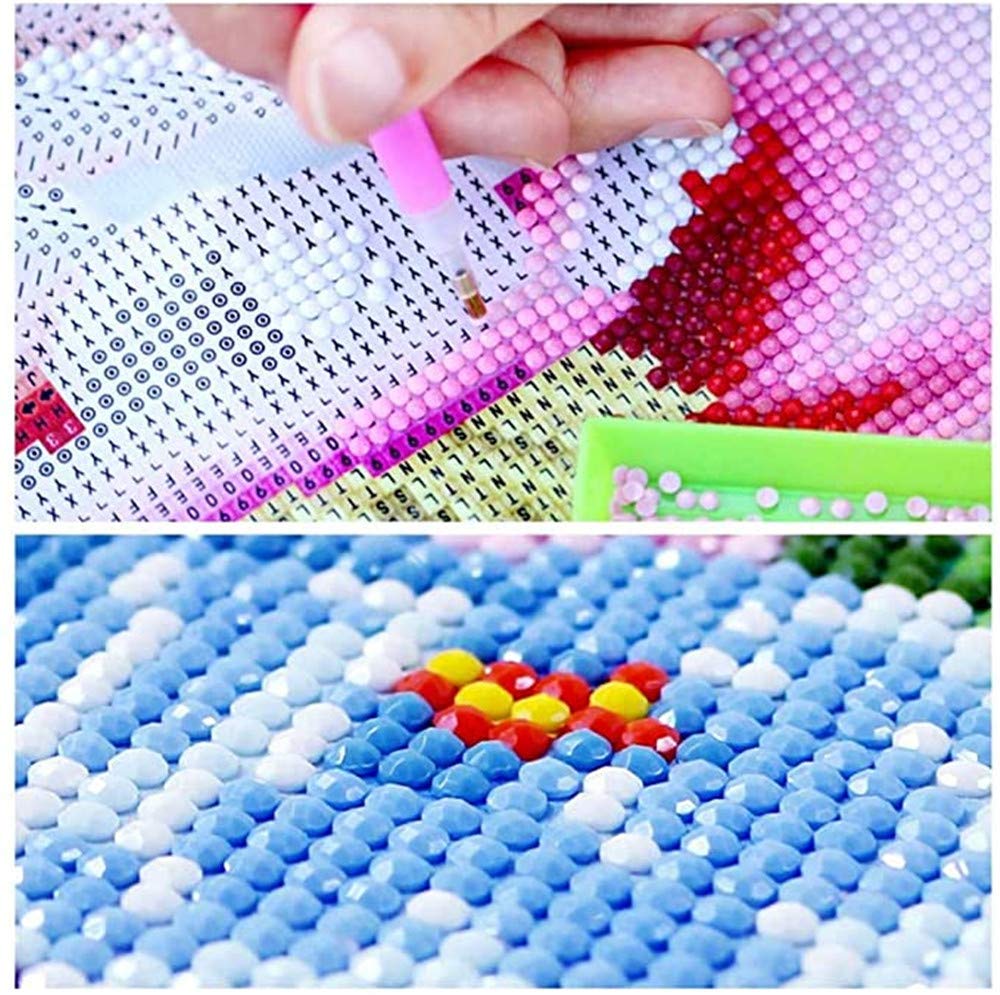 Nicole Knupfer 5D DIY Diamond Painting Kits,Leopard Full Bohrer Handgemachtes Crystal Strass Stickerei Cross Stitch Home Wanddekoration (100x70cm)