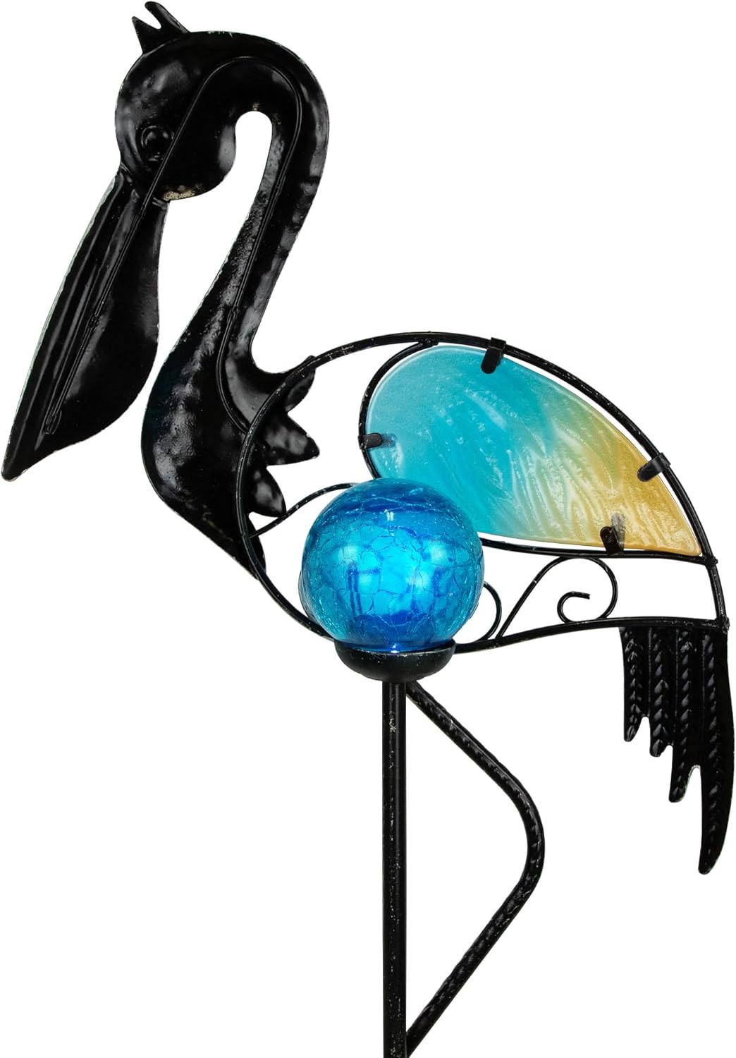 Solar Lighted Pelican Outdoor Garden Stake - 37.5"