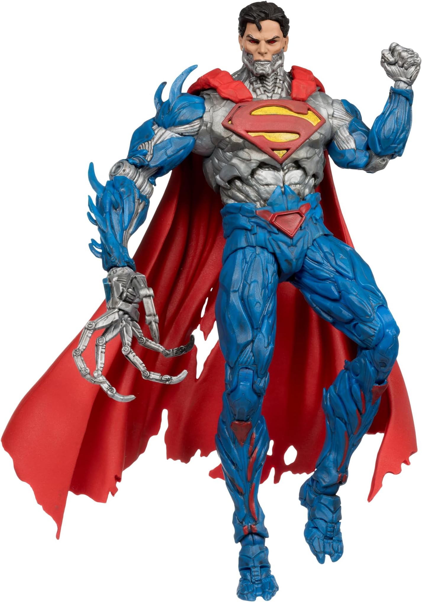 DC Multiverse Cyborg Superman (New 52) 7in Action Figure Multicolor