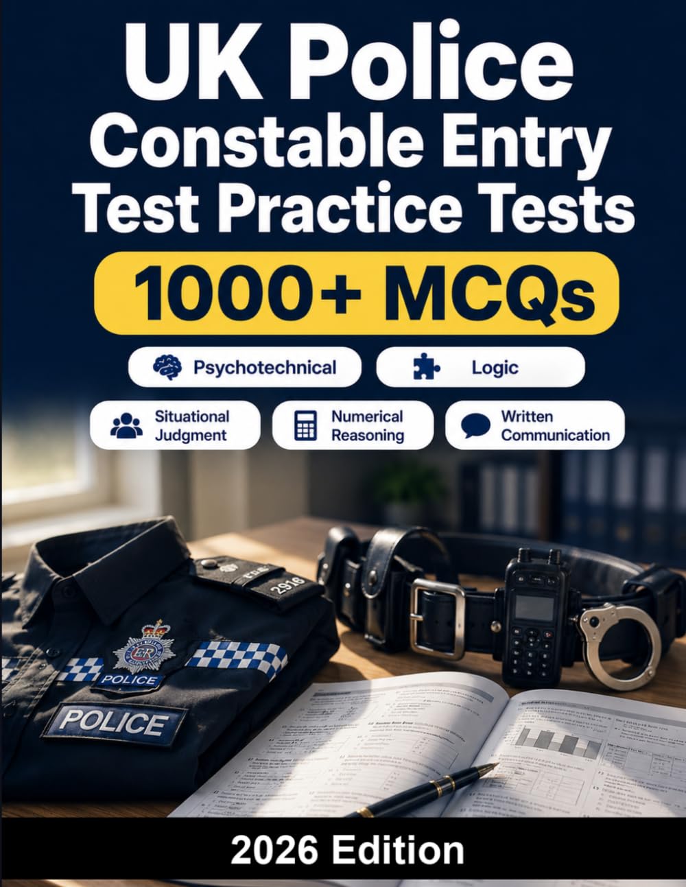 UK Police Constable Entry Test Practice Tests: Realistic mock exams for situational judgment, numerical reasoning, written communication and decision-making scenarios