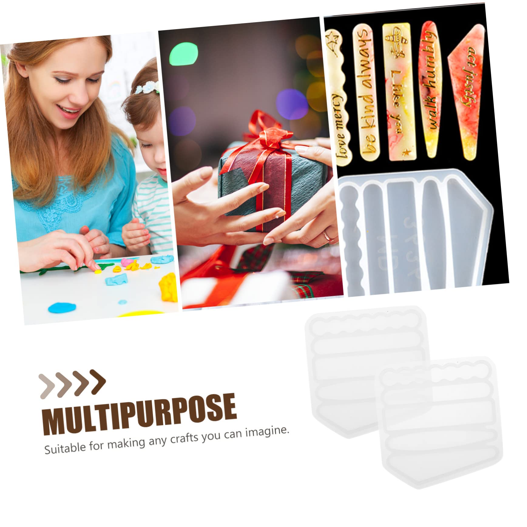 STOBOK 10stücke Haarspangen Gießform -material Für Kreative Haaraccessoires Bastelvorlage Herstellung Individueller Haarnadeln Und Clips