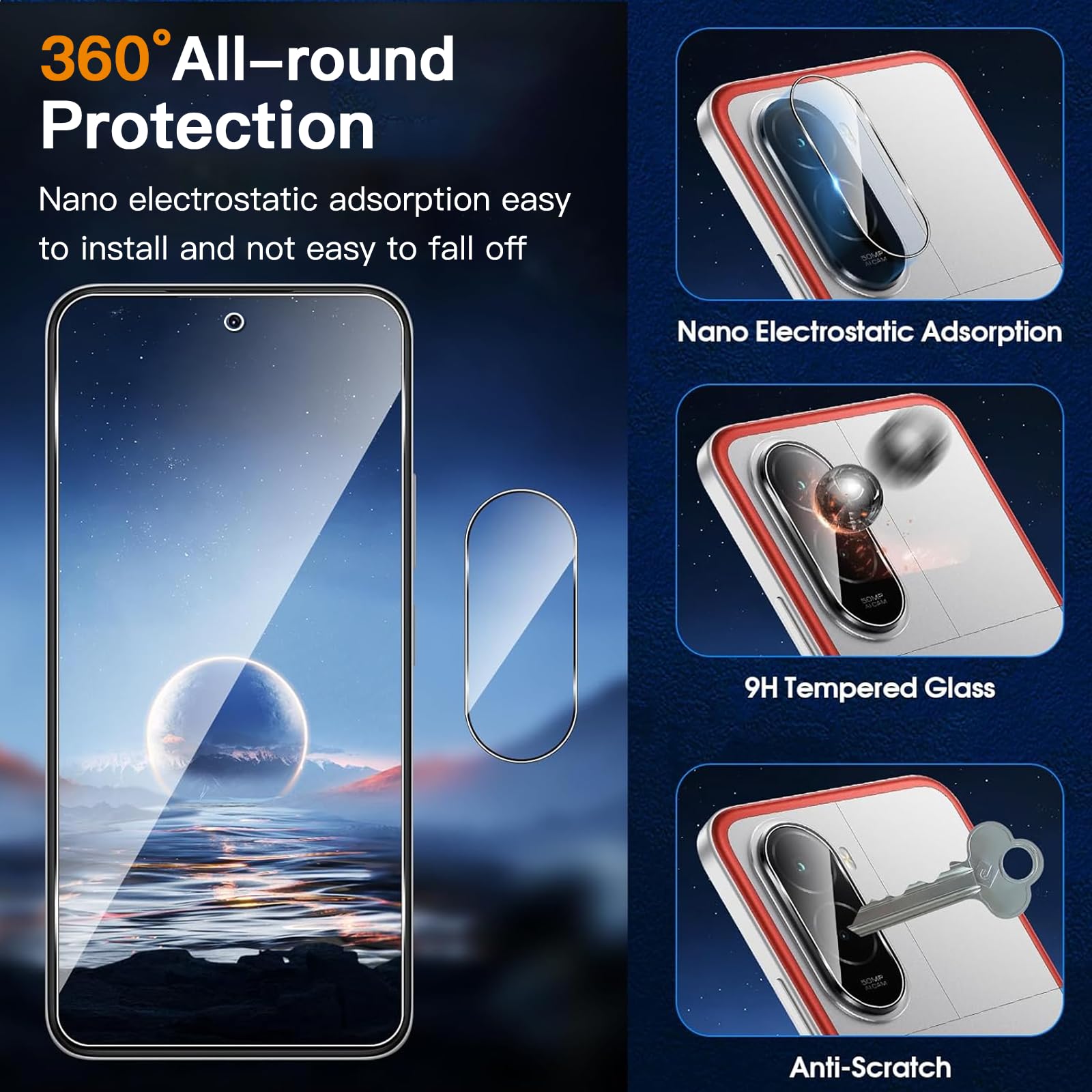 CNPUTAO Funda para Xiaomi Poco M7 Pro 5G Suave Carcasa Protector de CNPUTAO Funda para Xiaomi Poco M7 Pro 5G Suave Carcasa Protector de