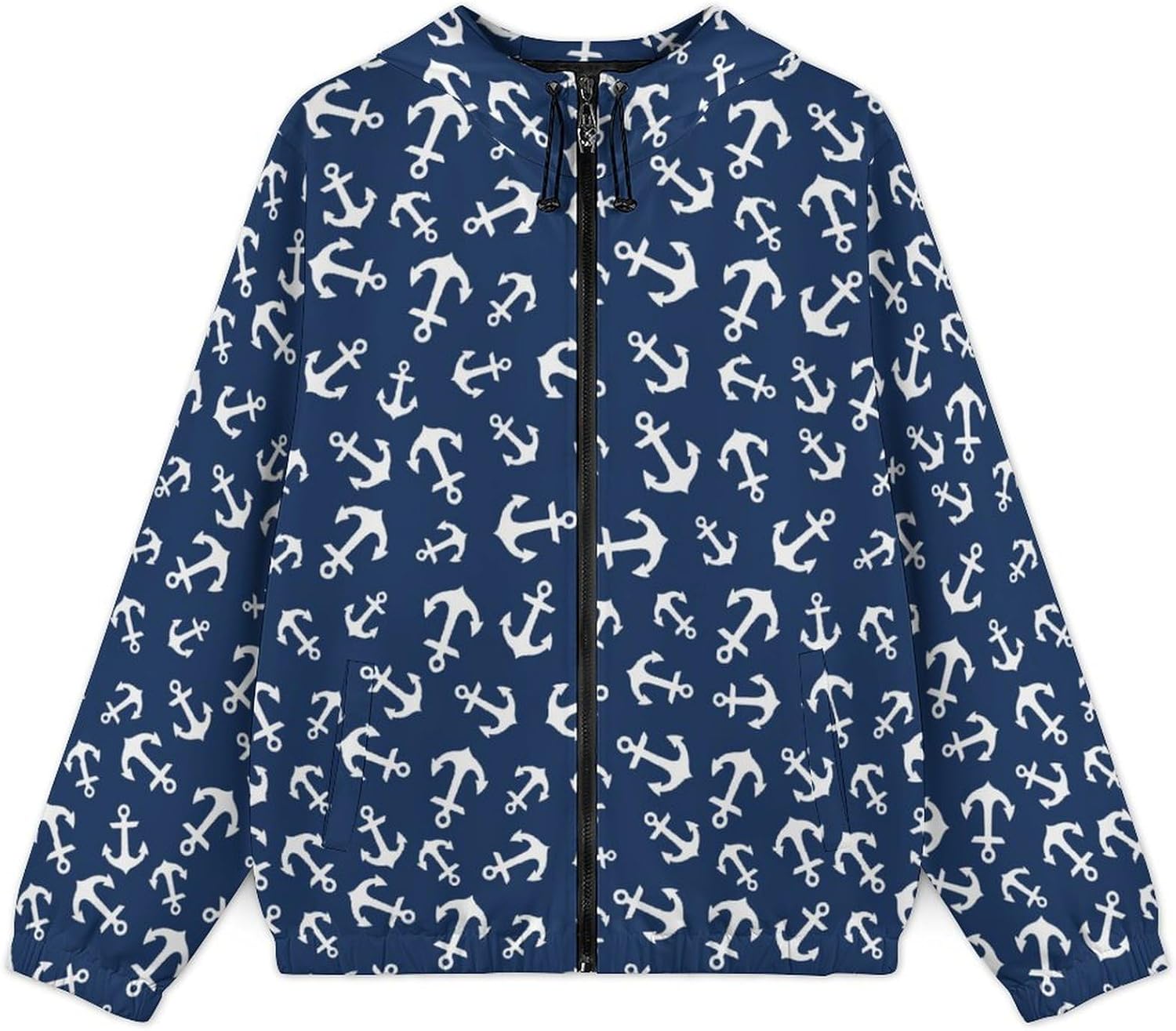 Yellow 100 Dollar Bills Men's Windbreaker Jacket Lightweight Hooded Windbreaker Coat with Pockets