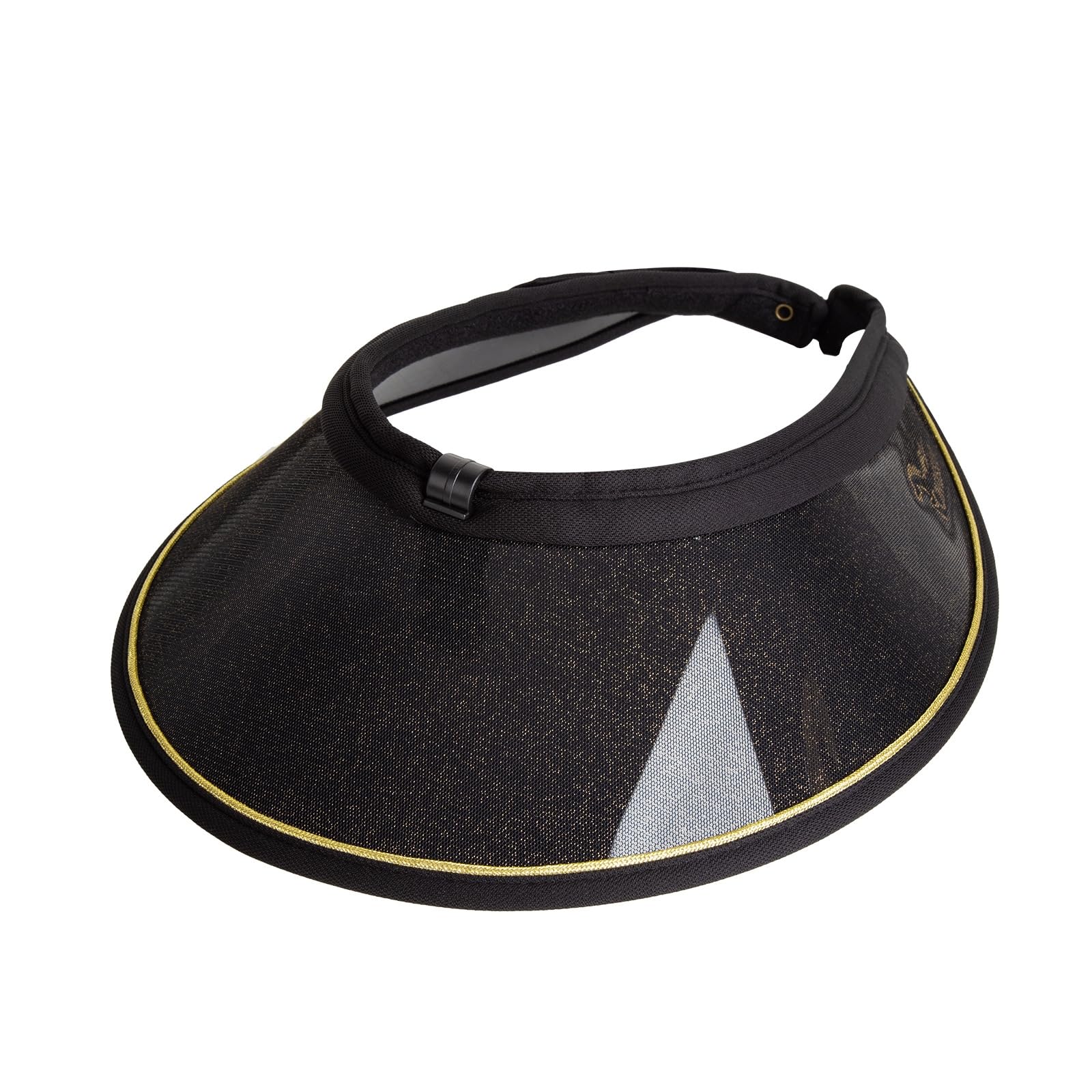 perfeclan Visera para Casco Ecuestre Ancha Protector de Malla Banda Acolchada Correa Ajustable con Hebilla Policarbonato Transpirable Adecuada para