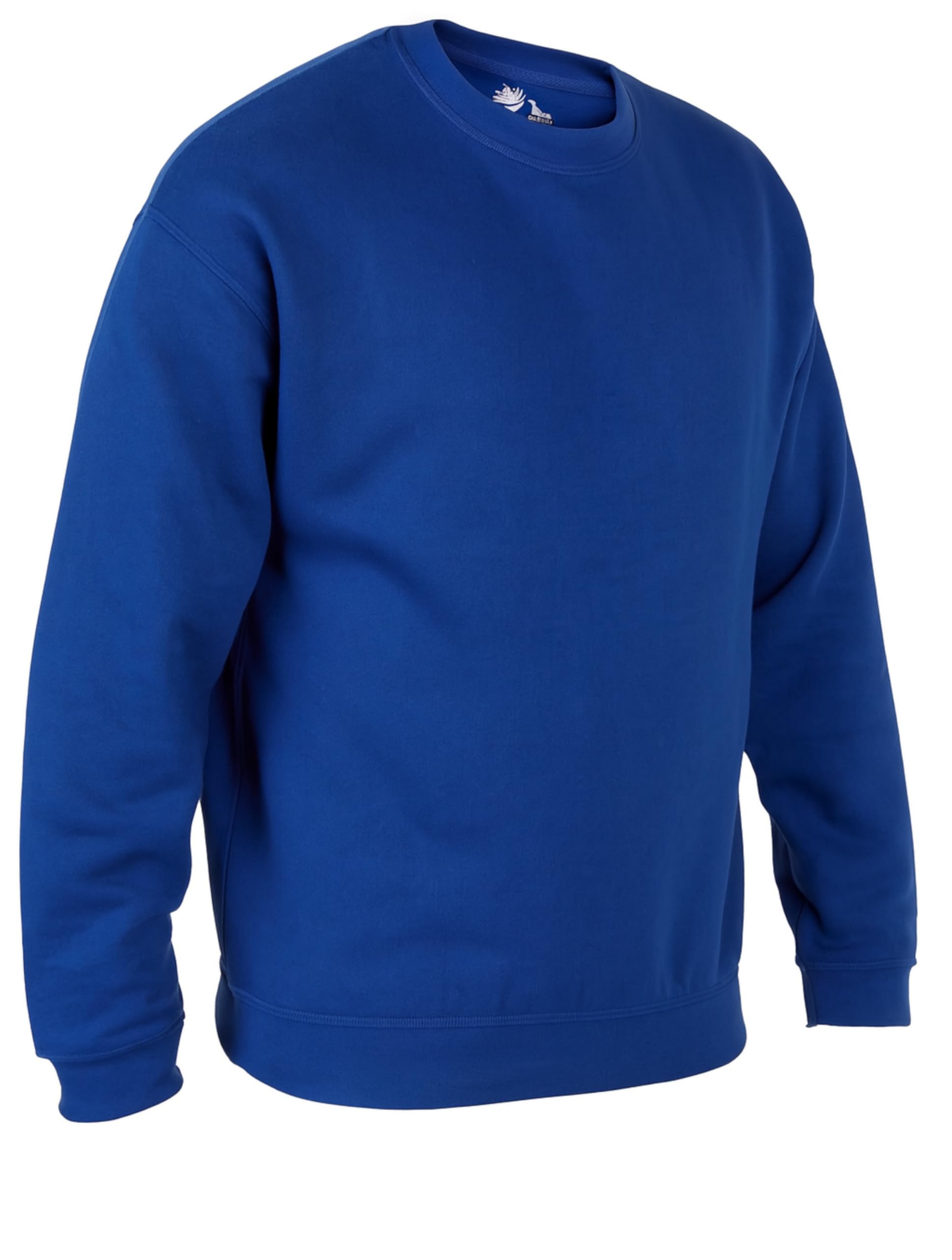 Himalayan Cotton Mens Jumpers Comfortable and Lightweight Crew Neck Sweaters Casual Long Sleeve Sweatshirts for Men UK, Royal Blue, 3XL