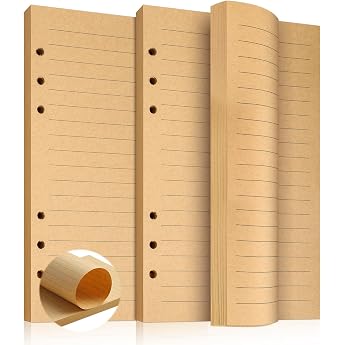 160 Sheets 320 Pages A5 Refill Paper Lined Ring Binder Inserts A5 Lined Paper 6 Holes Ring Binder Inserts for Notebook Planner Diary Organiser Travel Diary 208 x 142 mm Liniert Papier 6 L cher Ringbuch Einlagen f r Notizbuch Planer Tagebuch Organizer Reisetagebuch 208 x 142 mm